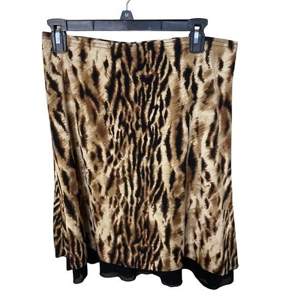 Wrapper Dresses & Skirts - Wrapper Y2k cheetah skirt size medium